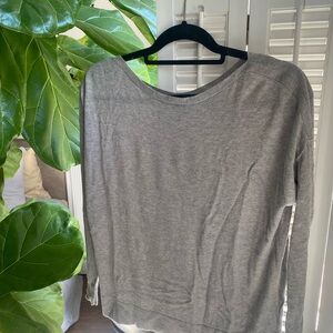 French Connection Gray Silk Blend Women's Sweater